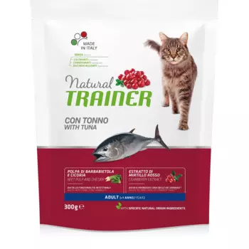 Trainer Natural Adult корм для кошек старше 1 года, с тунцом, 300 г