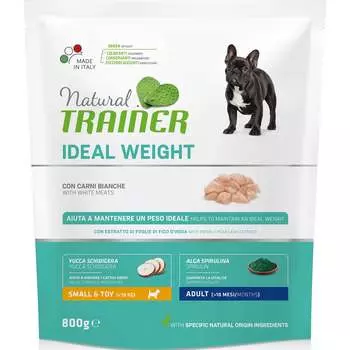 Trainer Natural для собак мелких и миниатюрных пород сизбыточным весом c к урицей и индейкой