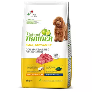 Trainer Natural Mini Adult корм для собак мелких и миниатюрных пород, с говядиной и рисом