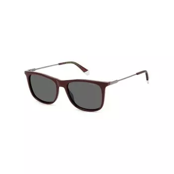 Солнцезащитные очки мужские Polaroid PLD 4145/S/X Burgundy (205730LHF55M9)