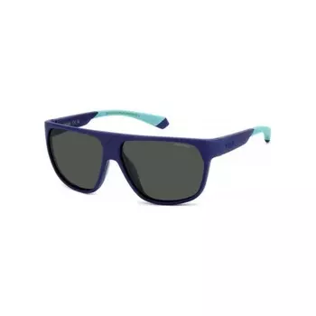 Солнцезащитные очки мужские Polaroid PLD 7053/S MTT Blue (207370FLL60M9)