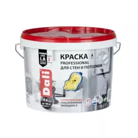 краска dali professional для стен и потолков белая база а 2,5л