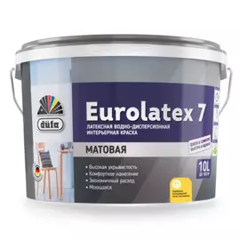 краска dufa eurolatex 7 матовая, база с 10л