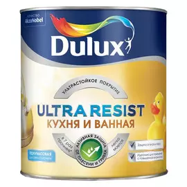 краска dulux ultra resist для кухни и ванной bw 2,5л