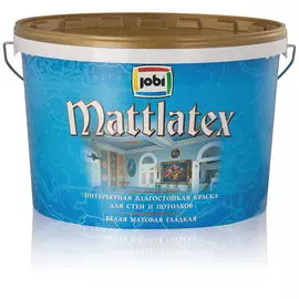краска jobi o4 5л mattlatex латексная матовая водостойкая 11819