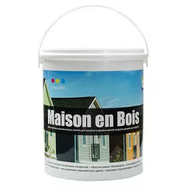 краска-лазурь vincent maison en bois база a для защиты и декоративной отделки деревянных изделий 2л