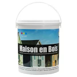 краска-лазурь vincent maison en bois база c для защиты и декоративной отделки деревянных изделий 2л
