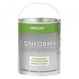 краска vincent conformat база с матовая для внутренних работ 2л