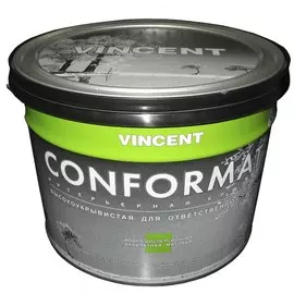 краска vincent conformat матовая для внутренних работ 0,8л