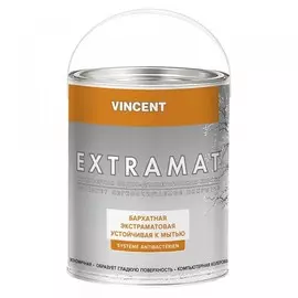 краска vincent extramat бархатная для стен и потолков 2л