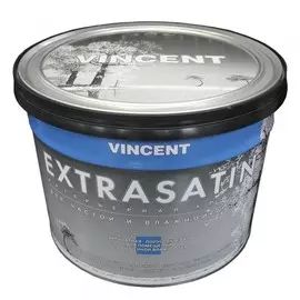 краска vincent extrasatin полуглянцевая для стен и потолков 0,8л