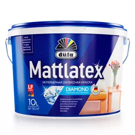 краска dufa mattlatex rd100 латексная для стен и потолков база а 10л