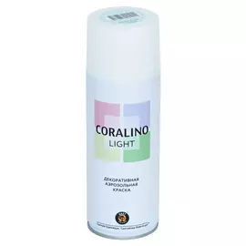 краска аэрозольная coralino light белый иней 520мл