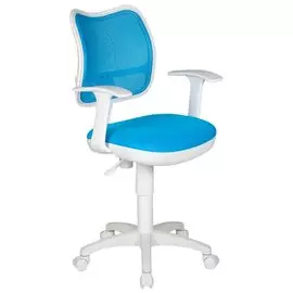 Кресло Бюрократ светло-голубое TW-55 CH-W797/LB/TW-55