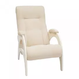 кресло для отдыха модель 41, б/л, verona vanilla, дуб шампань
