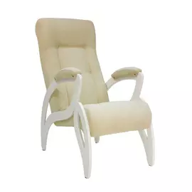кресло для отдыха модель 51, verona vanilla, дуб шампань