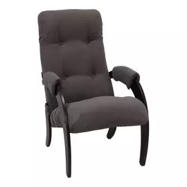 кресло для отдыха модель 61, verona antrazite grey, венге