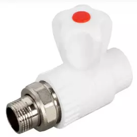 кран шаровой для радиатора прямой d 20х1/2" ростерм 100013564