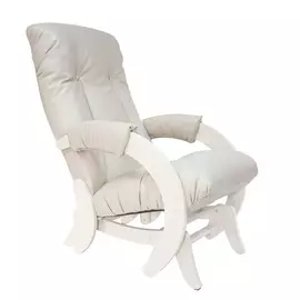 кресло-качалка глайдер модель 68, polaris beige, дуб шампань