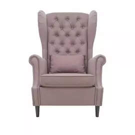 кресло классическое leset 107х81см ткань розовый