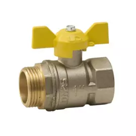 кран шаровой прозодной для газа 1/2" ld pride 537158