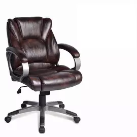 кресло офисное brabix eldorado ex-504 экокожа коричневый 530875
