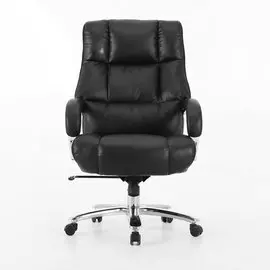Кресло офисное Brabix premium bomer hd-007, нагрузка до 250 кг, рецикл. кожа, хром, черное, 531939