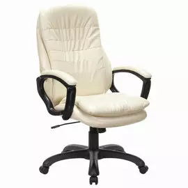 Кресло офисное Brabix premium omega ex-589, экокожа, бежевое, 532095
