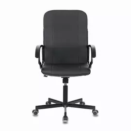 Кресло офисное Brabix simple ex-521, компактная упаковка, экокожа, черное, 532103