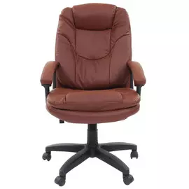 Кресло офисное BRABIX Trend EX-568 экокожа коричневый 531396