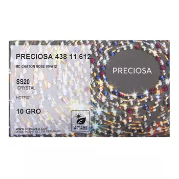 438-11-612 Стразы термоклеевые Crystal, SS20 1440шт. Preciosa