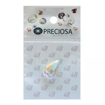 451-51-681 Подвеска Капля Crystal AB 12x20мм. 1 шт. Preciosa