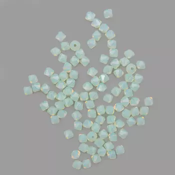 451-69-302 Бусины Биконус Chr.opal 3,6x4мм 100 шт. Preciosa