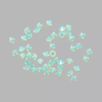 451-69-302 Бусины Биконус Chr.opal 3,6x4мм 50 шт. Preciosa