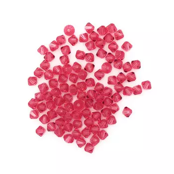 451-69-302 Бусины Биконус Ind.pink 3,6x4мм 100 шт. Preciosa