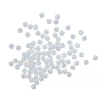 451-69-302 Бусины Биконус Wh.opal 3,6x4мм 100 шт. Preciosa