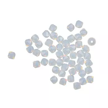 451-69-302 Бусины Биконус Wh.opal 3,6x4мм 50 шт. Preciosa