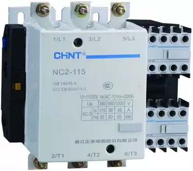 Контактор CHINT 671433 NC2-115 115А 220-240В/АС3 50Гц