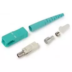 Коннектор Hyperline FK-STD-SC/SA-MM-UPC-AQ-S2-AQ клеевой SC/UPC, MM (для многомодового кабеля), simplex, 10G, 2.0мм