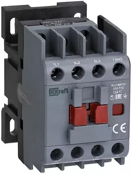 Контактор DEKraft 21910DEK 12А 230В_АС АС3_ АС4 1НО+1НЗ КМ-102