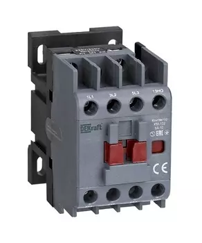 Контактор DEKraft 22065DEK 9А 24В АС3 АС4 1НО КМ-102