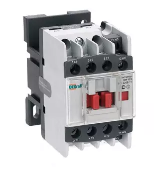 Контактор DEKraft 22100DEK КМ-103 9А 24В АС3 1НО+1НЗ