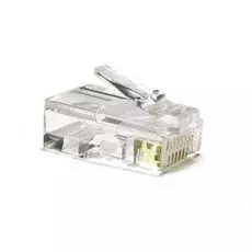 Коннектор Hyperline PLUG-8P8C-U-C6-100 (100шт) RJ-45(8P8C), кат. 6, универсальный