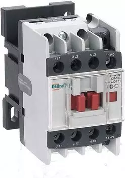 Контактор DEKraft 22108DEK 12А 220В АС3 1НО+1НЗ КМ-103