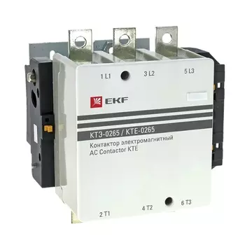 Контактор EKF ctr-b-265-380 КТЭ 265А 400В NO