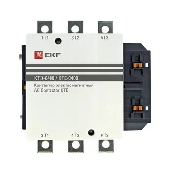 Контактор EKF ctr-b-400-380 КТЭ 400А 400В NO