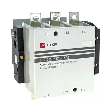 Контактор EKF ctr-b-500-380 КТЭ 500А 400В NO