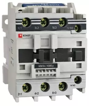 Контактор EKF ctr-s-40-24-nc-p КМЭп 40А 24В DC 1NO 1NC