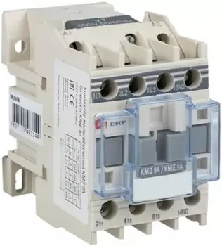Контактор EKF ctr-s-9-380-nc КМЭ 9А 400В 1NC
