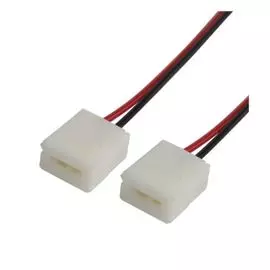 Коннектор Lamper 144-023 соединительный (2 разъема) для одноцветных светодиодных лент с влагозащитой шириной 8 мм, длина 15 см